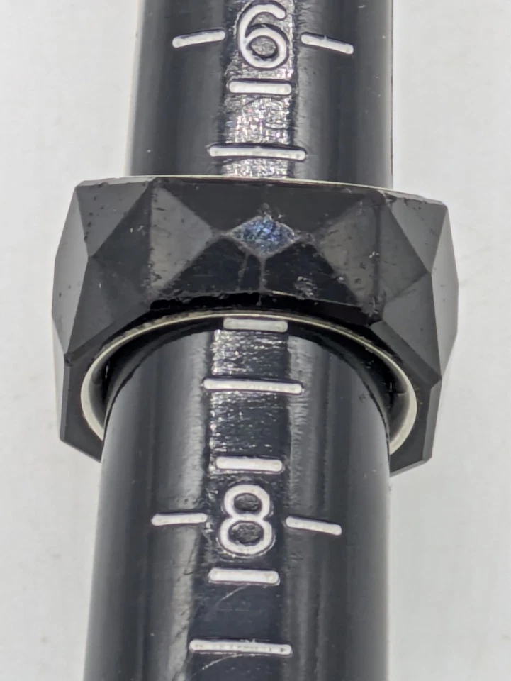 Anel feminino prata 925 DANIEL SWAROVSKI NIRVANA cristal preto 18,1 g (EC3038159) - Imagem 2 de 4