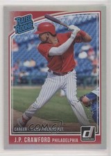 2018 Panini Donruss Rated Rookies Stat Line Career 188/500 JP Crawford #44 8k4