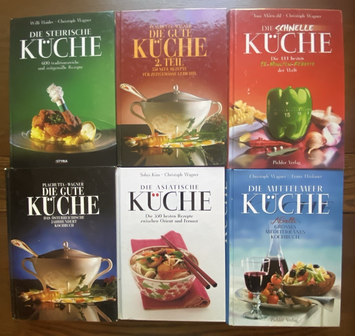 Die Kuche Cookbook Set 6 Volumes German Austrian Regional & Classic Cuisine HC