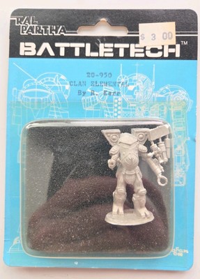 Ral Partha Battletech 20-950 Clan Elemental by R. Kerr BLUE CARD