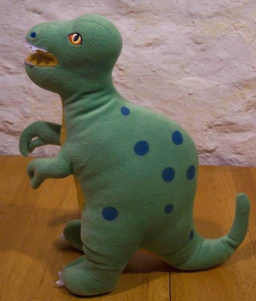 NICE BIG GREEN TREX DINOSAUR 15" Plush Stuffed Animal eBay