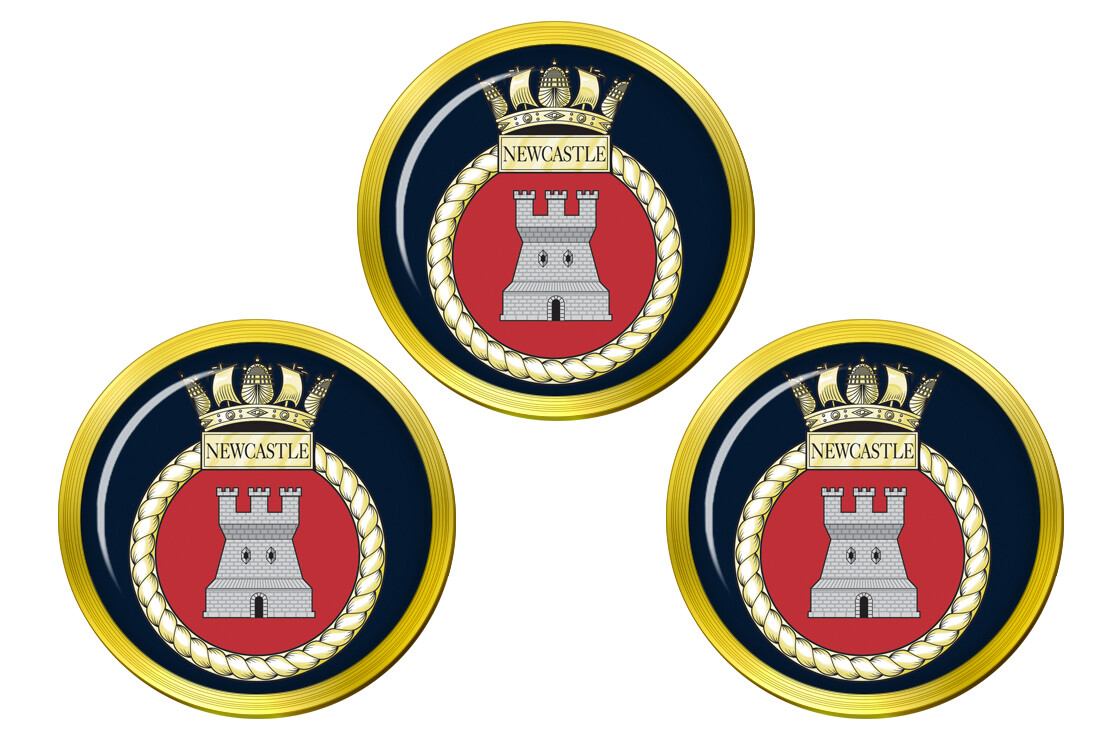HMS Newcastle, Royal Navy Golf Ball Markers