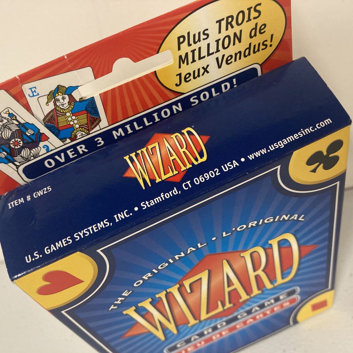 The Original Wizard Card Game by U S Game Systems Inc. Complete