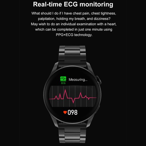 Smart Watch Fitness Tracker Chiamate-Promemoria Uomo Donna Braccialetto Sportivo Smartwatch - Foto 7 di 20