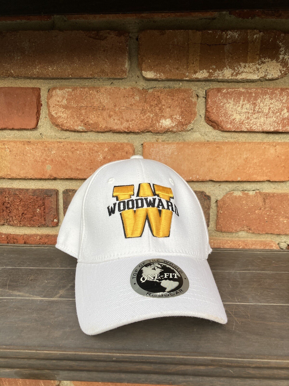 Vintage Woodward Boomers HS White Hat Cap Woodward OK… Gem