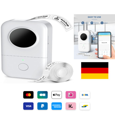 Phomemo D30 Bluetooth Etikettendrucker Tragbar Mini Labeler