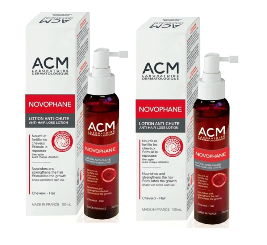 ACM Laboratoire Novophane Tratamiento Pérdida de Cabello Loción 100 ml Paquete de 2