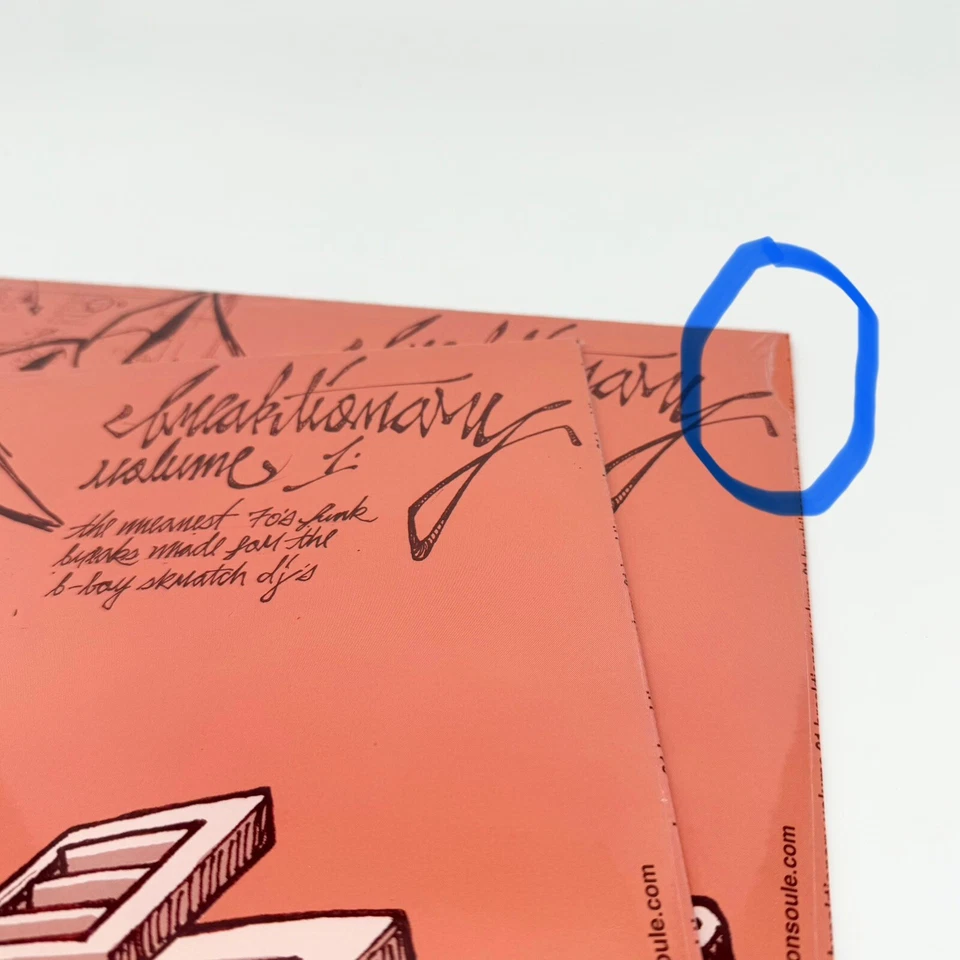 NEW, RARE & SEALED DJ Qbert (2 x 12") Breaktionary Vol. 1 Vinyl B-Boy Breakbeats - Image 3 of 4