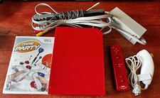 Nintendo Wii Super Mario Bros 25th Anniversary Limited Edition Red Console Used