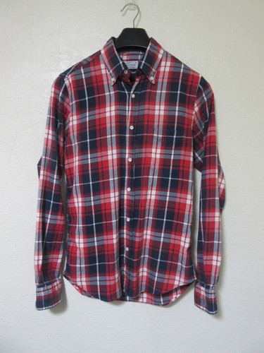 GANT Rugger Red Plaid Windblown Twill Button Down Shirt - Small