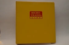 RARE Micro-Trains Line MTL Modular Binder Systems Original 3-Ring Binder