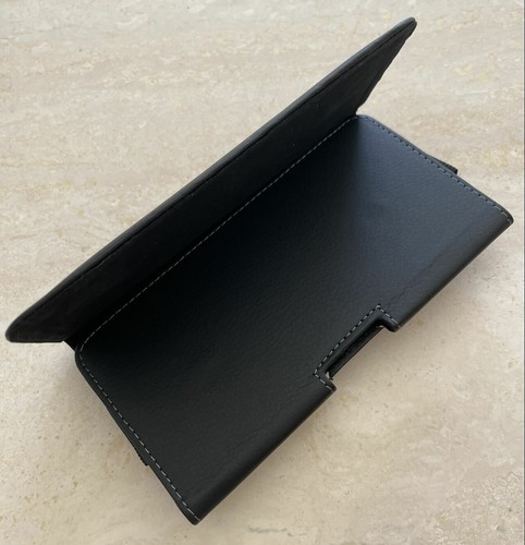 For Samsung Galaxy S25 S24 S23 S22 Black Leather Belt Clip Tradesman Case Pouch - Picture 3 of 10