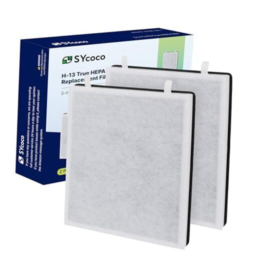 Air Purifier Filter Replacement for Home Core Purifiers - High Efficiency 3-in