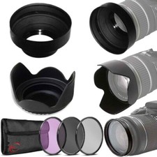 Filter Set  Hoods for Nikon 50mm f/1.8D Lens, 50mm f/1.4D, 40mm f/2.8G Lenses