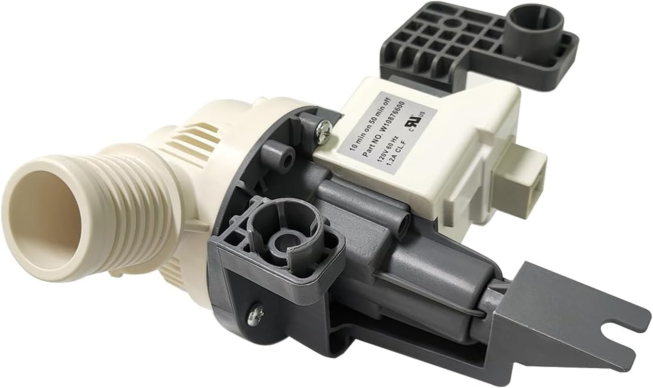 Washer Drain Pump W10727777 W10876600 Compatible with Whirlpool Kenmore Maytag