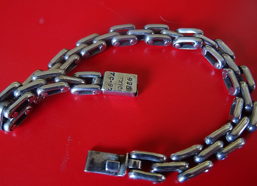 ♛Mexico TC-97 925er Silber ♛ Vintage Schmuckset aus den 70ern = Armband & Kette♛