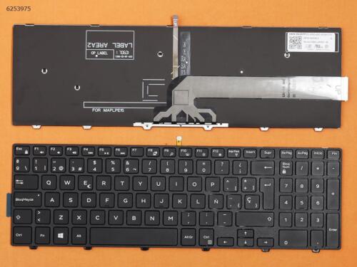 NEW Dell Inspiron Vostro LATIN spanish 15-3546 3558 3559 3541 BACKLIT Keyboard - Picture 2 of 3