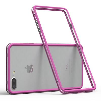 Bumper für Apple iPhone 8 / 7 Plus Case Wallet Schutz Hülle Cover Lila