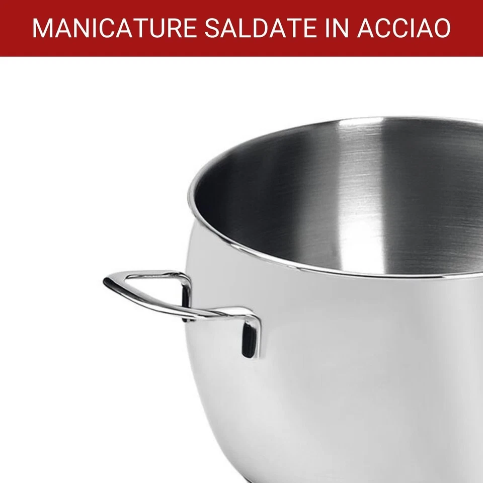 Lagostina batteria di pentole 11 pezzi Euforia acciaio inox induzione - Rotex - Immagine 2 di 4
