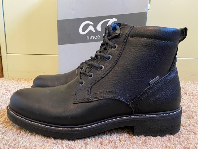 Men’s ara Made in Italy Goretex Lace Up Chukka Boot Black Size 40 / US 7 Ara - Adams Black Gore-Tex Chukka | Eneslow main image 2