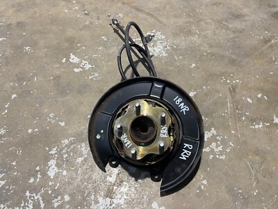 18-19 Nissan Rogue FWD REAR RIGHT BRAKE ROTOR DUST SHIELD PARKING CABLE