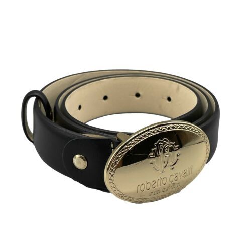 Roberto Cavalli CLASS White Leather Belt New Size M | eBay