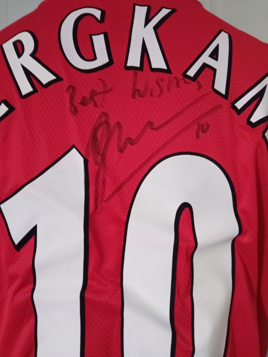 Arsenal Number 10 Home Shirt Signed Dennis Bergkamp Arsenal Number 10 Home Shirt Signed Dennis Bergkamp