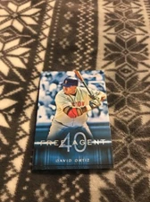 2015 Topps Series 1 Free Agent 40 David Ortiz Boston Red Sox F40-6 Insert