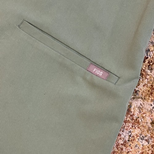 Figs Scrub Top Casma Technical Collection Shirt Nursing Medical Size M Green - Picture 3 of 7