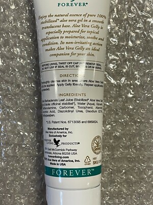 Forever Living Aloe Vera Gelly 4fl.oz (118 ml) **Free Shipping