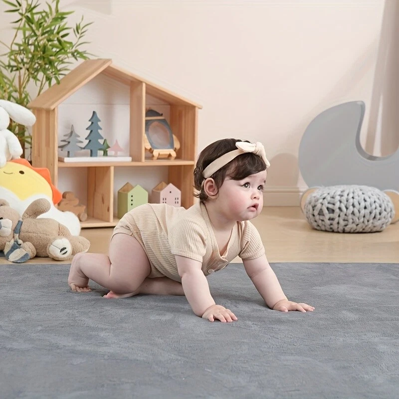 50x50inch Baby Playpen Non Slip Crawling Mat for Toddlers Thick 1.2'' Area Rug - Image 3 of 4