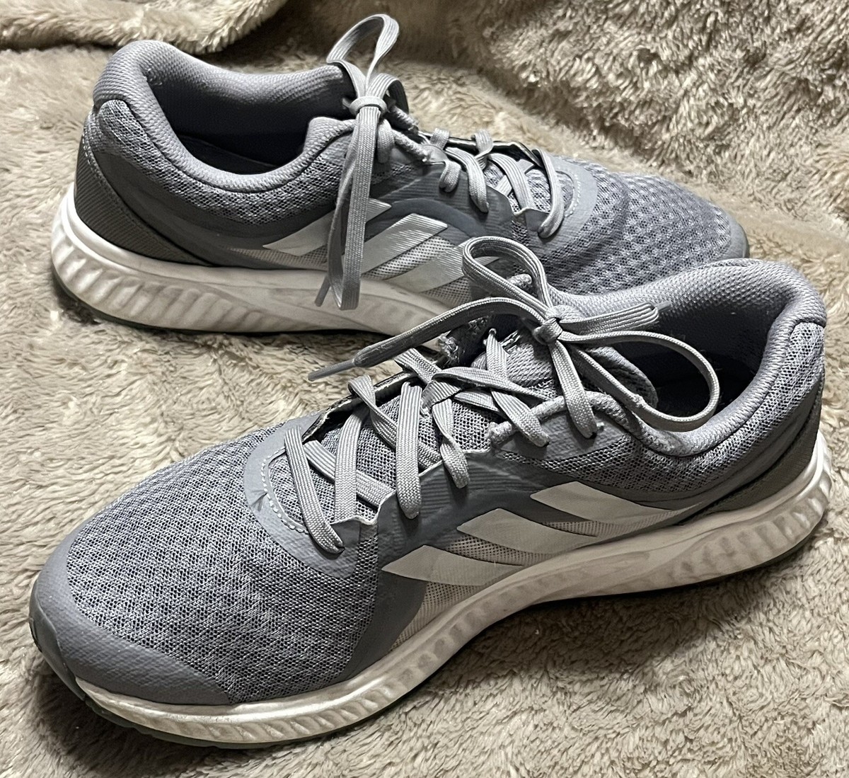 Adidas Alpha Bounce CLI Sneakers Shoes Gray Lace Up Adidas Alpha Bounce CLI Sneakers Shoes Gray Lace Up