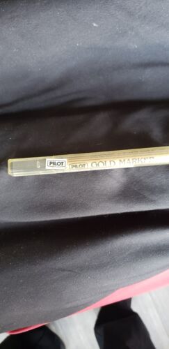 Neu Vintage Pilot Gold Marker extra feine Spitze Permanent Pilot Stift ANSEHEN! - Bild 3 von 3