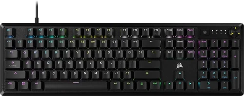 CORSAIR K70 CORE RGB Mechanical Gaming Keyboard - Pre-Lubricated Corsair MLX Red
