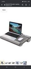 Image of Wooden Laptop Lap Desk with Cushions