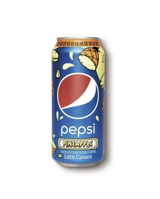  16oz Can Pepsi Pineapple Fresh 2023 Exclusive Little Caesars