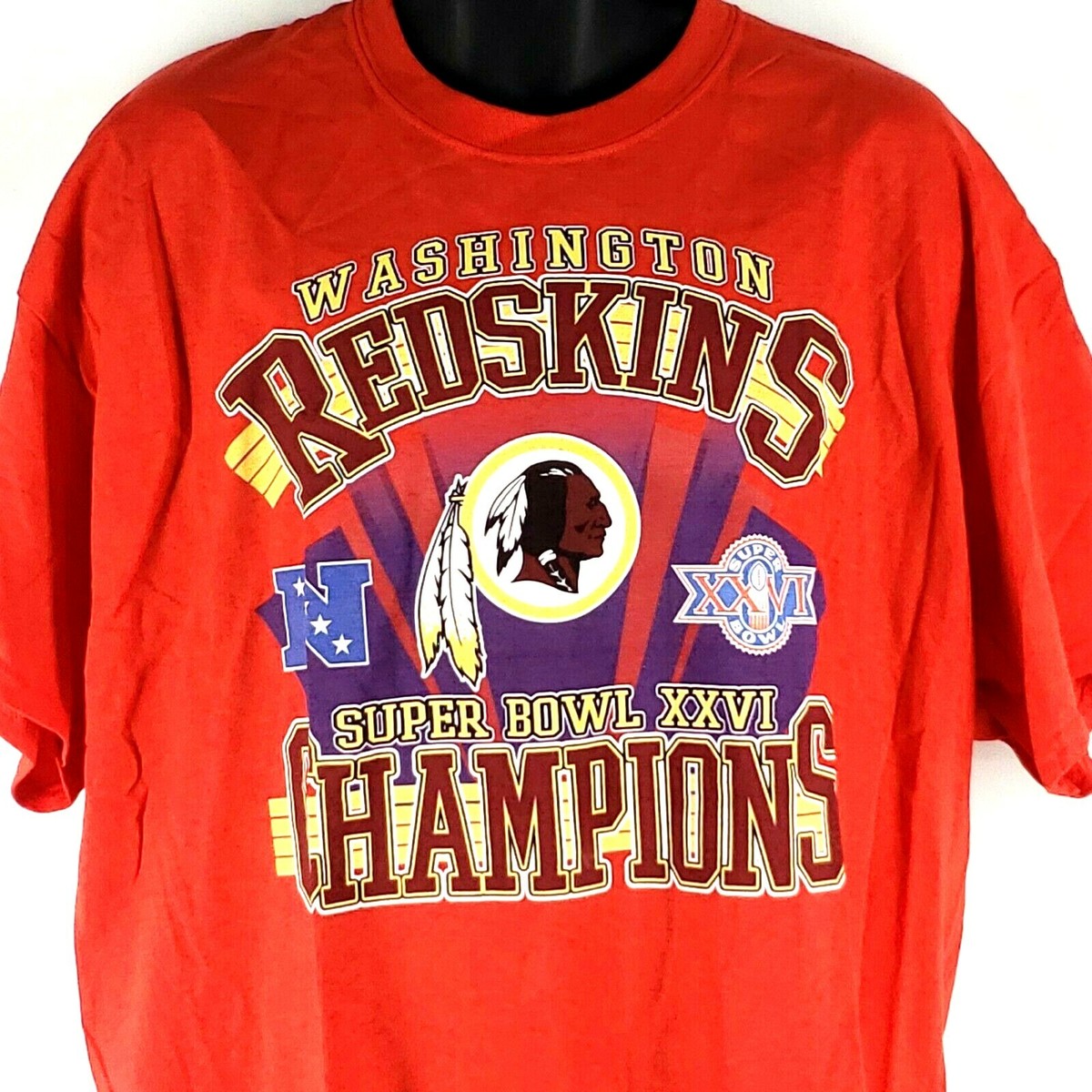 Washington Redskins Commanders T Shirt OLD LOGO NATIVE