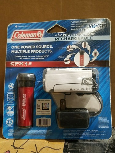 Coleman Rechargeable CPX45 Power Cartridge Rechargeable Sealed Package N.O.S.! - Picture 2 of 2