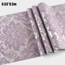 Fine Floral Flower Stripes Wallpaper Peel Premium Non-Woven Wallpaper 0.53x9.5m