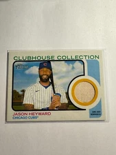 K134,074 - 2022 Topps Heritage Clubhouse Collection Relics #CCJH Jason Heyward