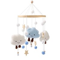 Promise Babe Mobile Baby Windspiele Mit FilzbäLlen Wolken Sterne Mobile