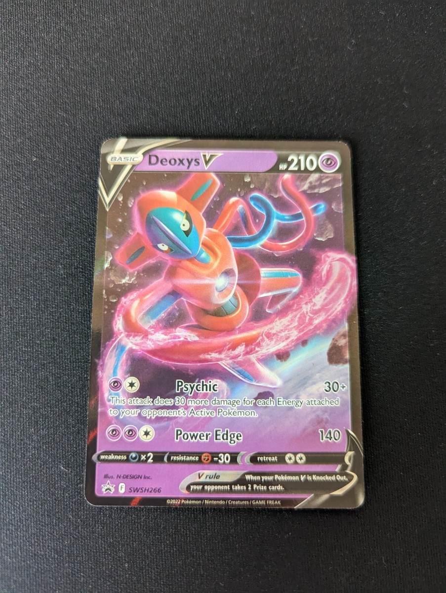 Pokémon TCG Deoxys V SWSH Black Star Promos SWSH266 Holo Promo for sale  online