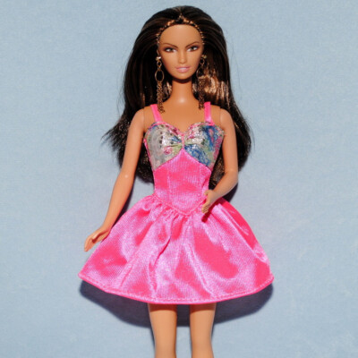 barbie casual dress Vintage Barbie doll in homemade cotton casual dress