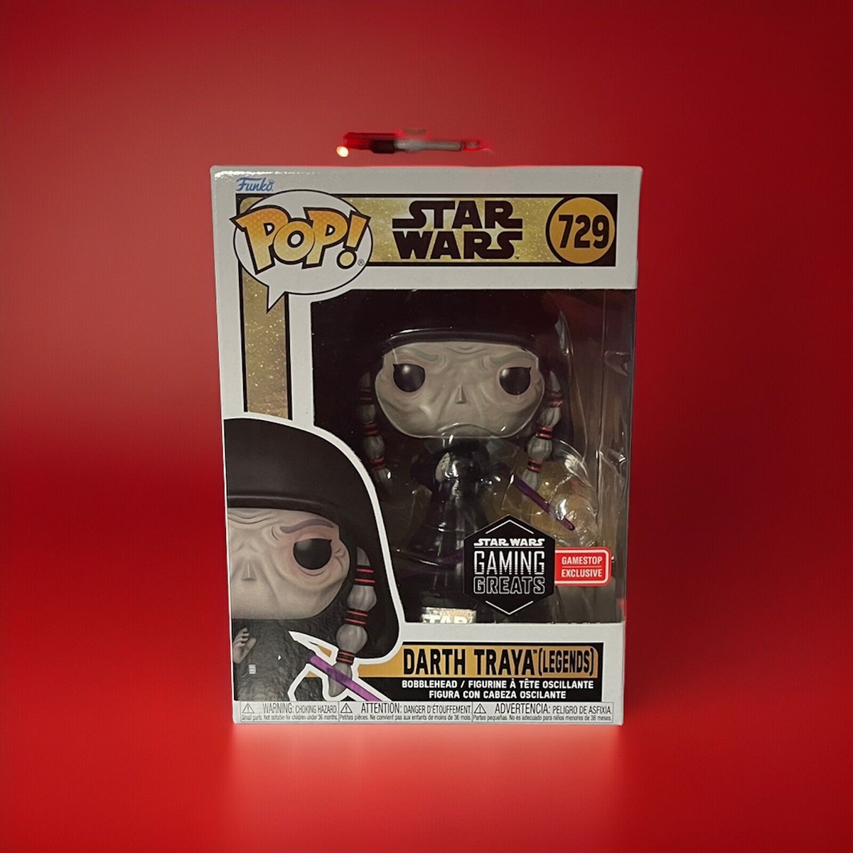 SHIPPING Funko Pop! Star Wars #729 Darth Traya (Legends) GameStop