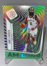 2020 Panini Illusions James Harden Amazing Emerald Acetate Parallel #12