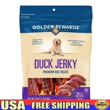 Duck Jerky Dog Treats Premium Grain Free Low Fat Natural Protein Snacks 16oz New