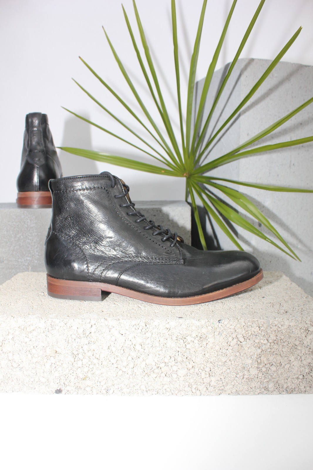 H By Hudson Black Leather Lace Up Mondego Formal Ankle Chelsea Boots 8 42 New H By Hudson Black Leather Lace Up Mondego Formal Formal Mondego Ankle Chelsea Boots 8 42 New 8d57e6