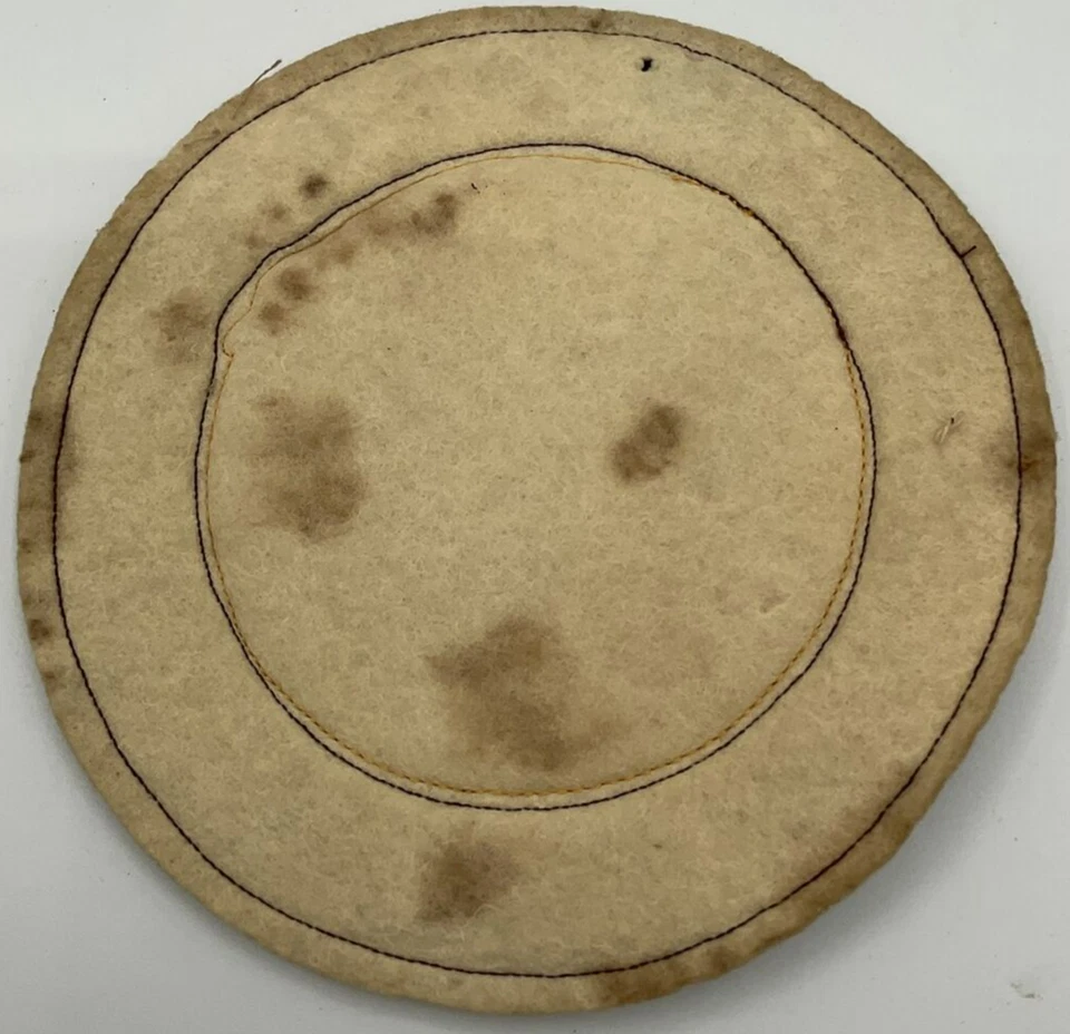 Vintage 7” Large Hopland Gun Club Patch Felt MCM 50s Embroidered Clay Pigeon - Image 2 of 4