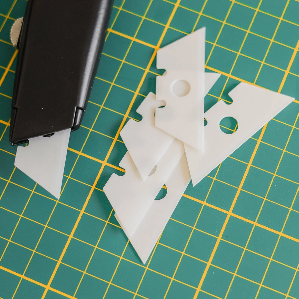 ToolTreaux 9mm 18mm Cerámica Hobby Cuchillo Caja Cortador Cuchillas de Repuesto 10pk Foto 4 de 4