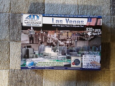 Las Vegas Nevada Cityscape 4D 930+ Pieces Vegas History  LNC 100% COMPLETE .
